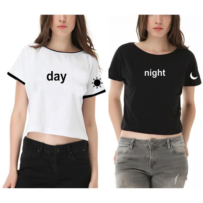 Day & Night Yarım T-Shirt