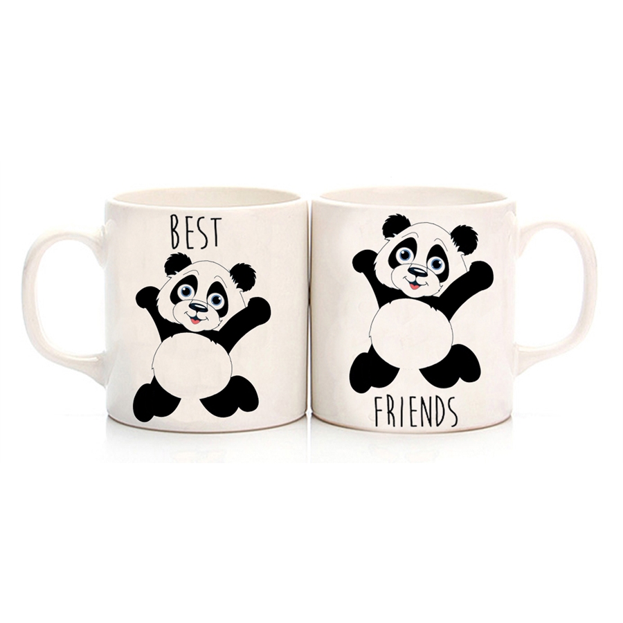  Panda Best Friends Çift Kupa