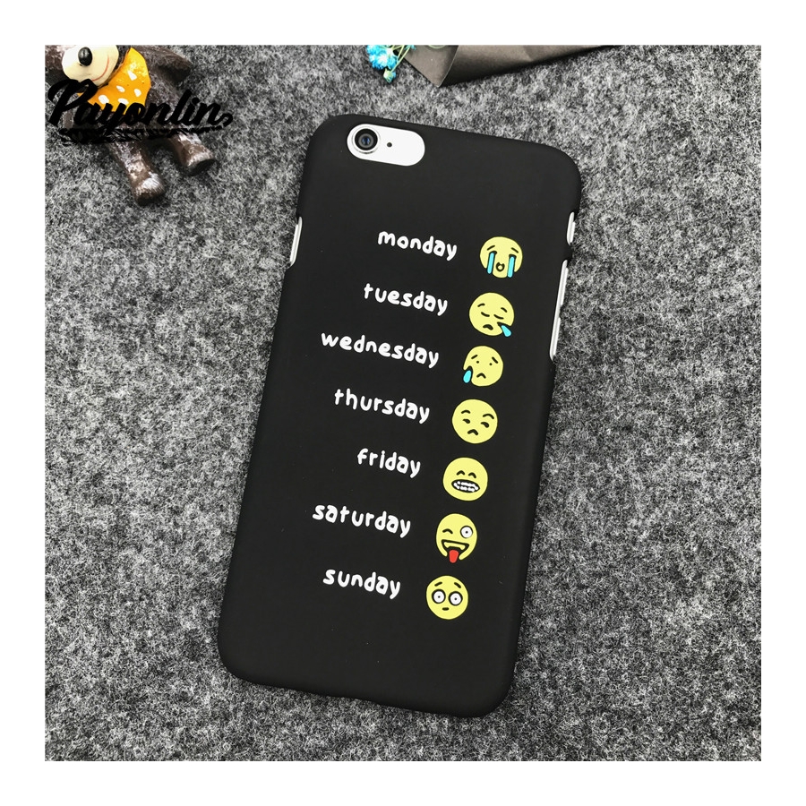 Days Of The Week Funny Emoji - İphone Telefon Kılıfları
