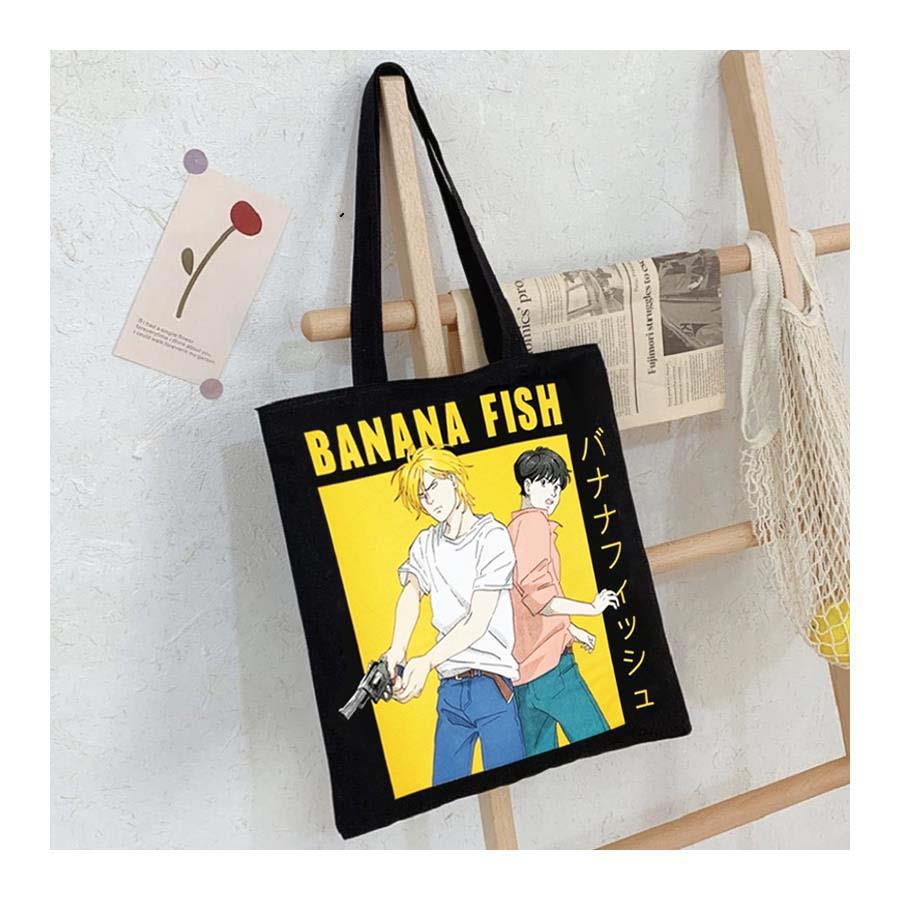 Anime Banana Fish Eiji Unisex Bez Çanta