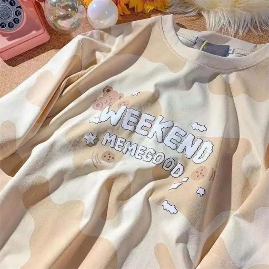 Weekend Memegood Sarı Oversize (Unisex) T-Shirt