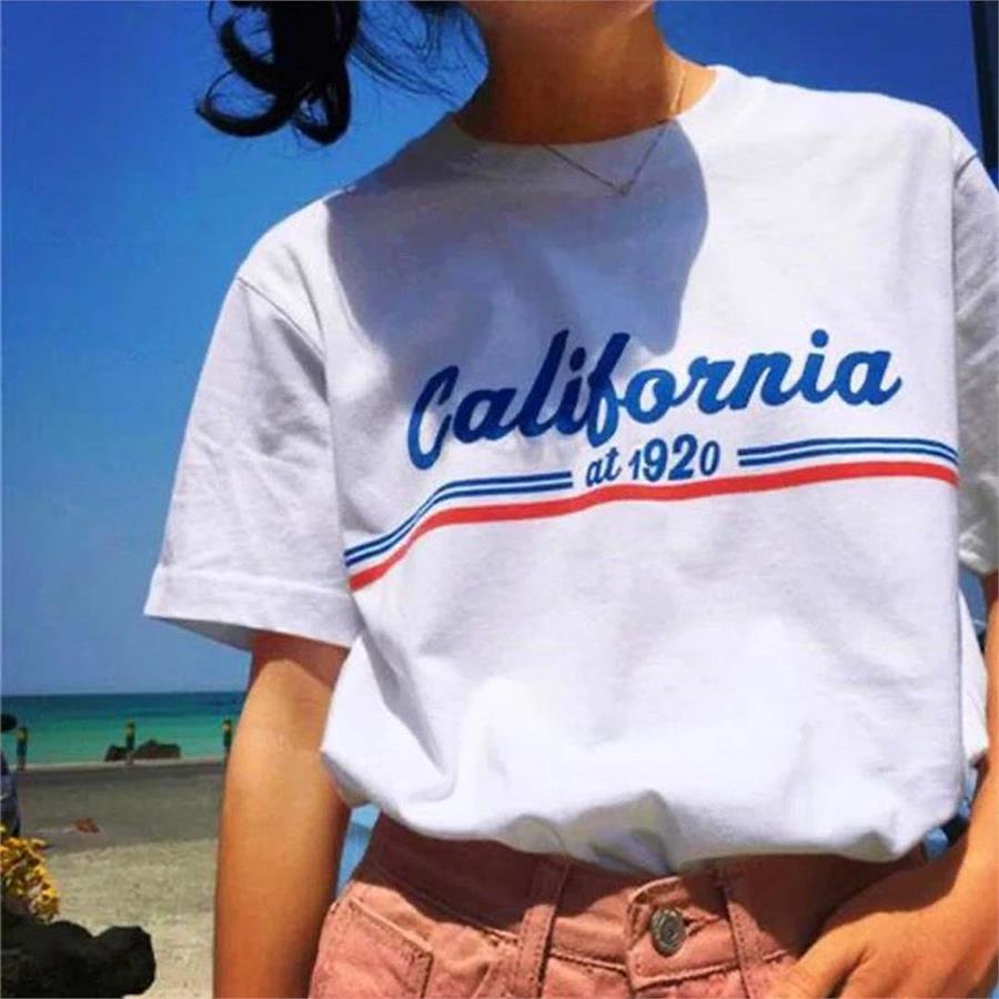 Vintage California 1920 Beyaz (Unisex) T-Shirt