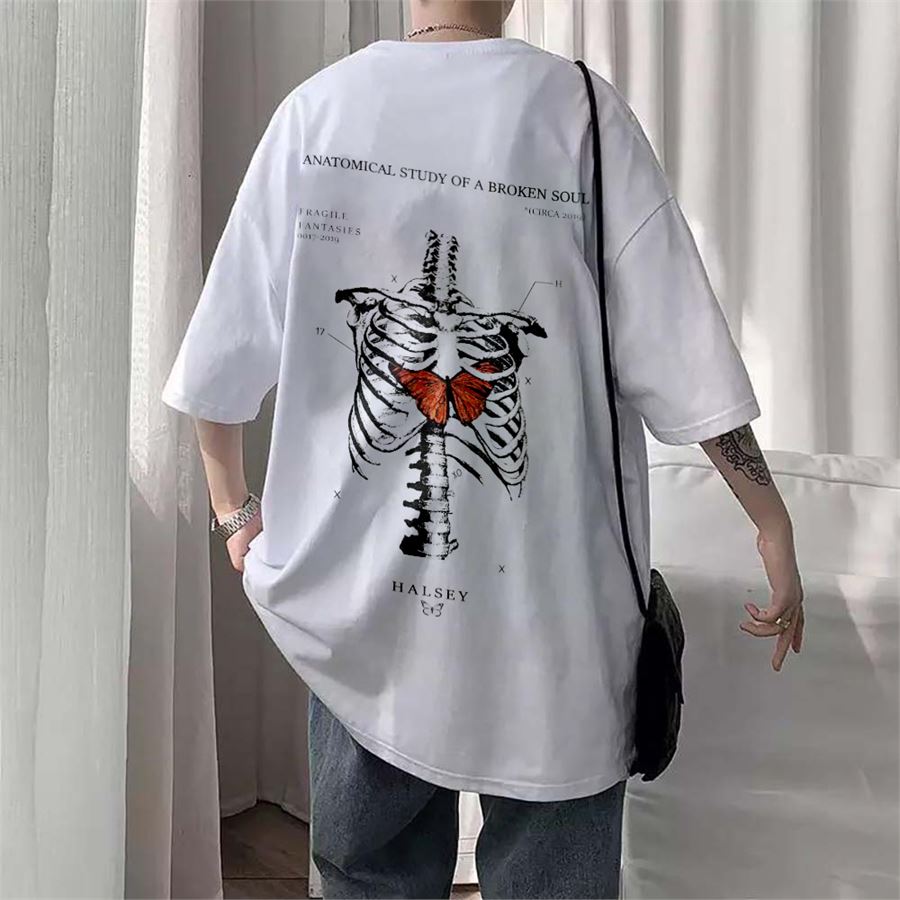 Beyaz Halsey - Anatomical Study Of A Broken Soul (Unisex) T-Shirt
