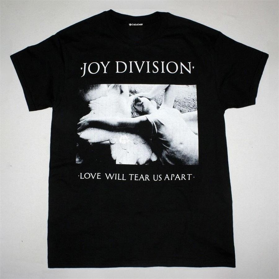 Siyah Yeni Joy Division - Love Will Tear Us Apart (Unisex) T-Shirt