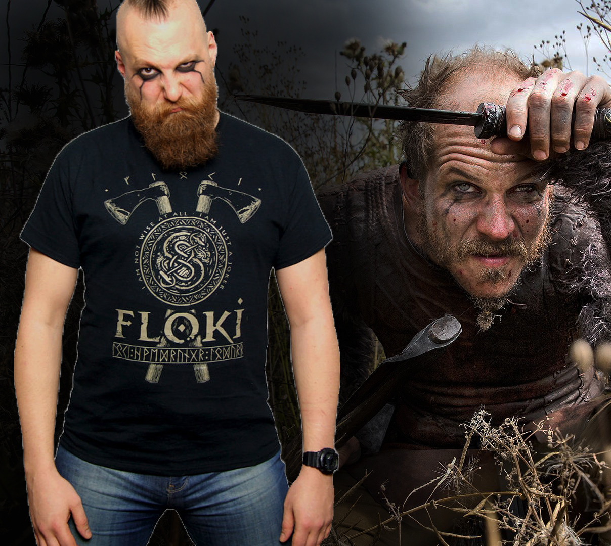 Stealing alcohol floki. Руны ФЛОКИ. Татуировка на голове ФЛОКИ. Викинги футболки ФЛОКИ. Братья ФЛОКИ.