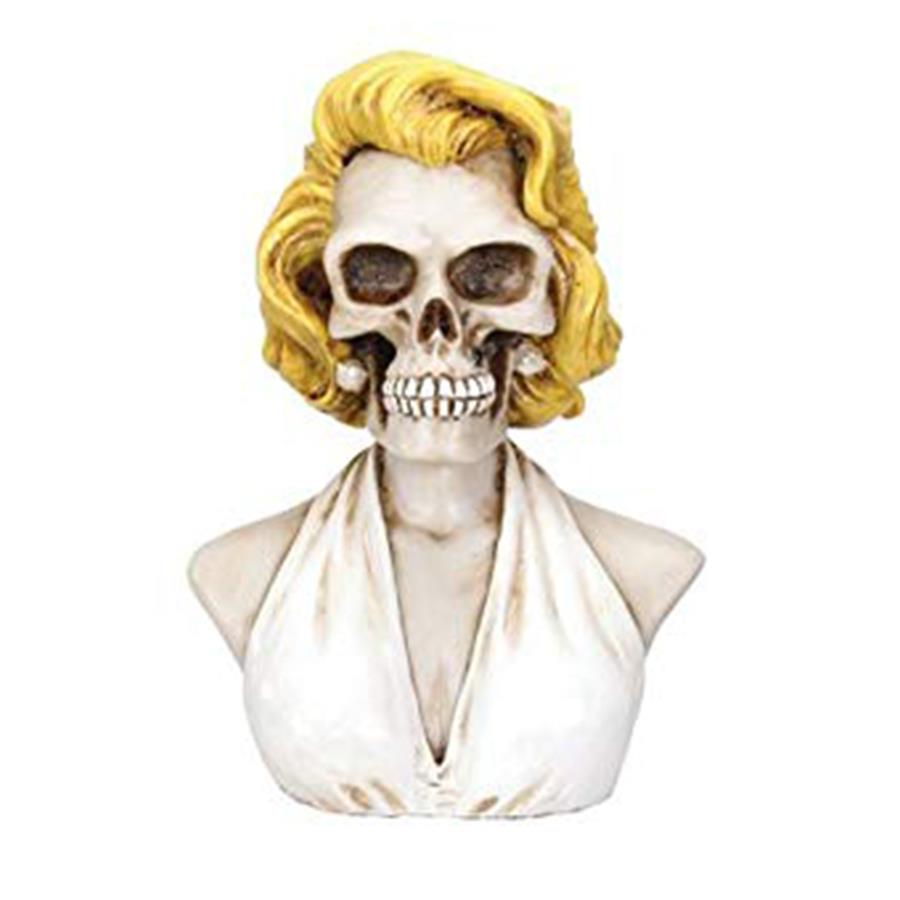 Marilyn Monroe Skull Figür