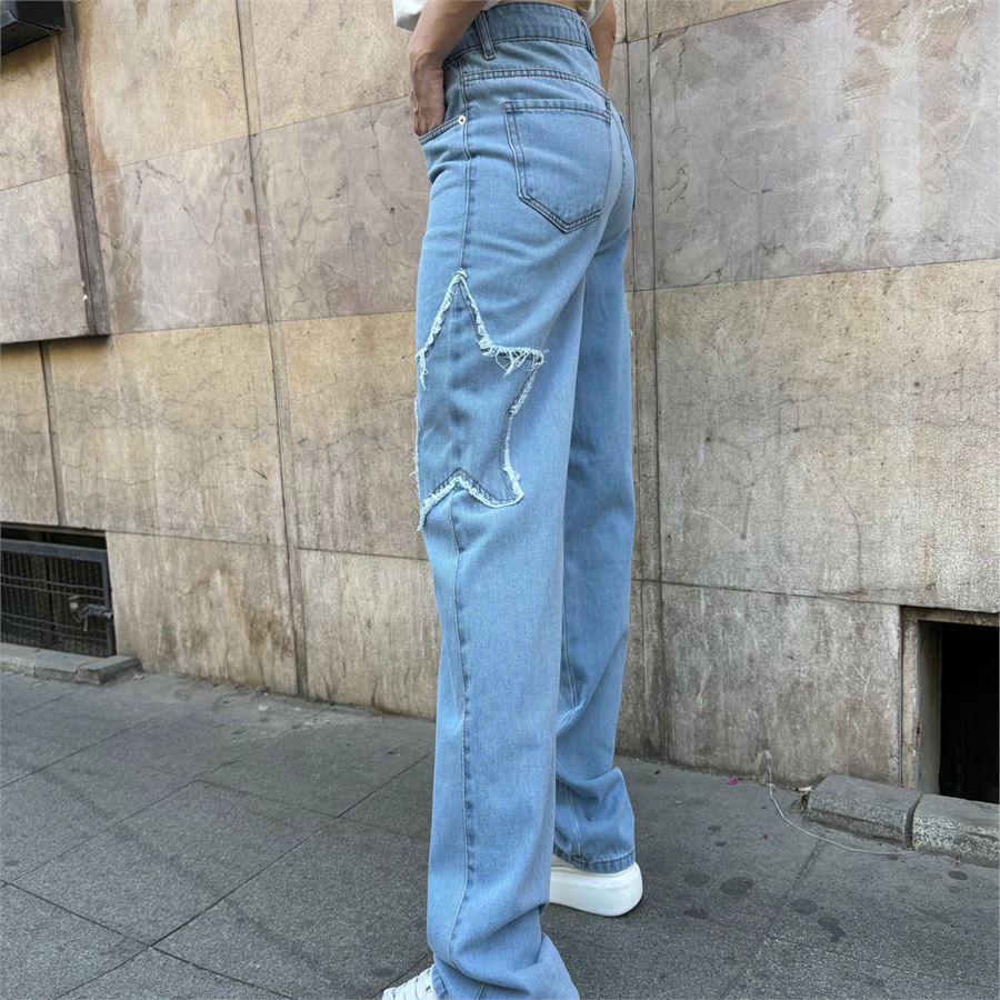 Mavi Jean Middle Star Vintage Baggy Kot Pantolon