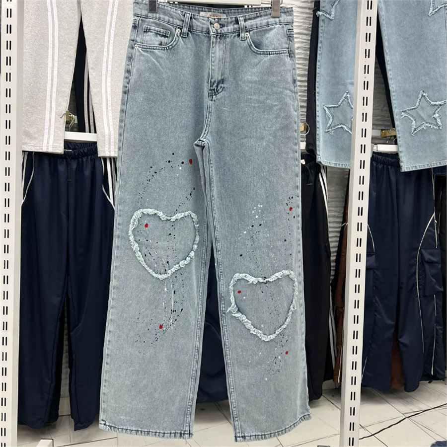 Mavi Jean Heart Vintage Baggy Kot Pantolon