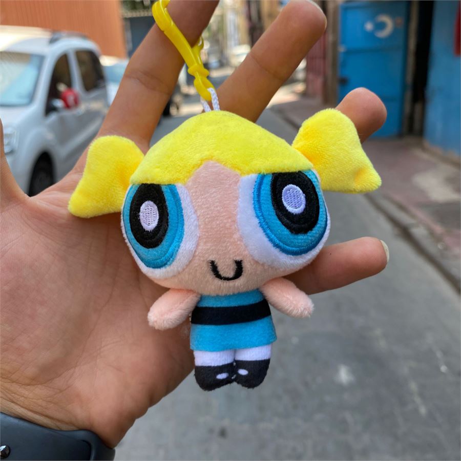 Powerpuff Girls Bubbles Peluş Anahtarlık