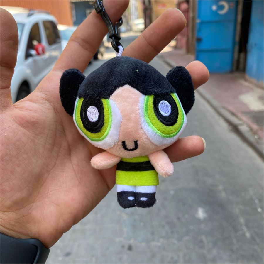 Powerpuff Girls Buttercup Peluş Anahtarlık