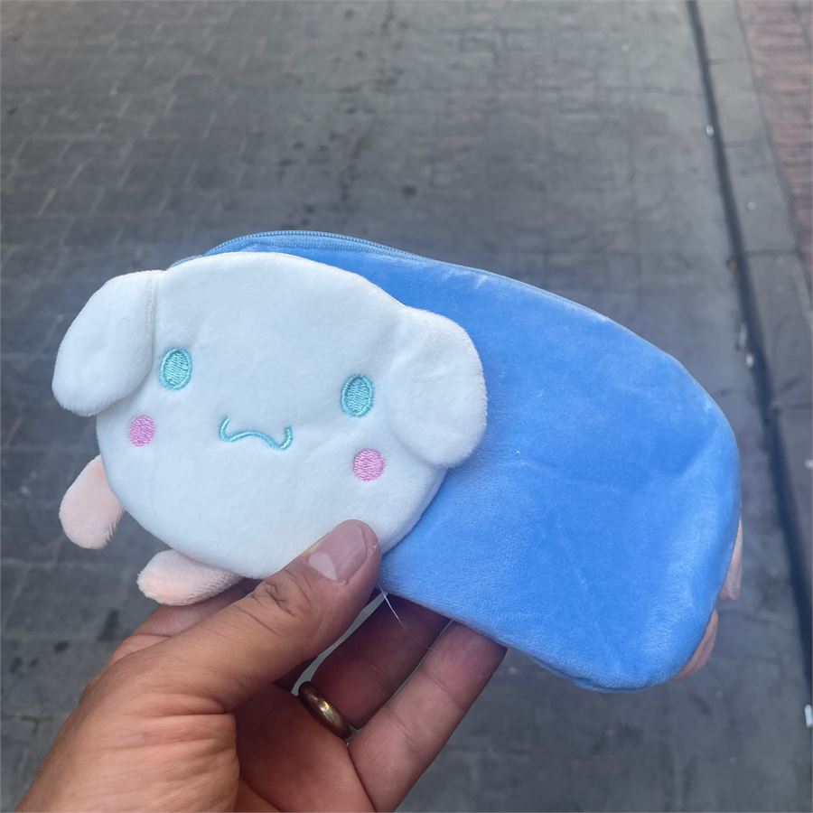 Mavi Cinnamoroll Peluş Cüzdanlı Kalemlik